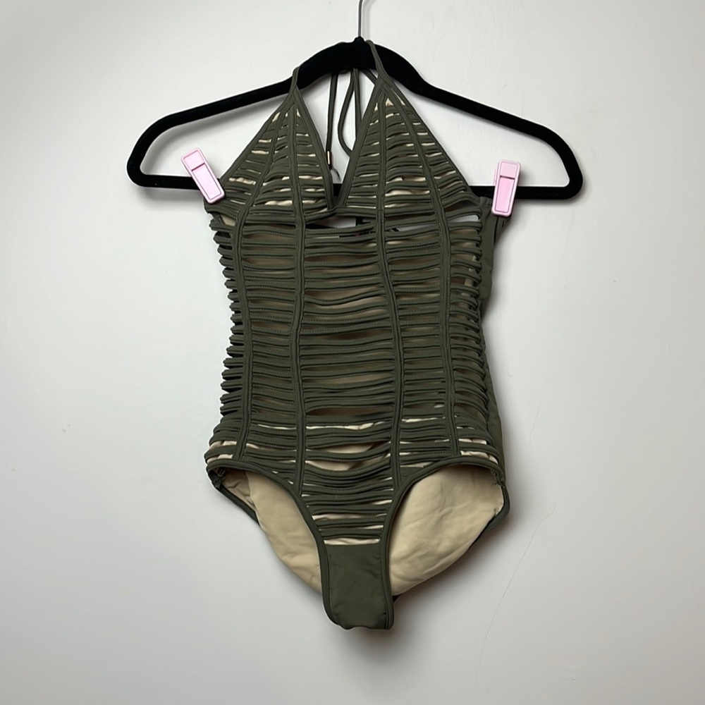 Feather 11 gladiator style swimsuit